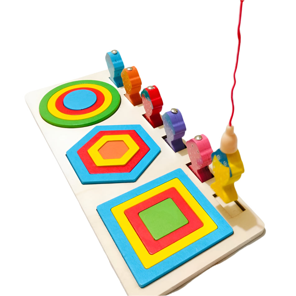 Catch & Sort – Shape Sorter with Fishing Fun
