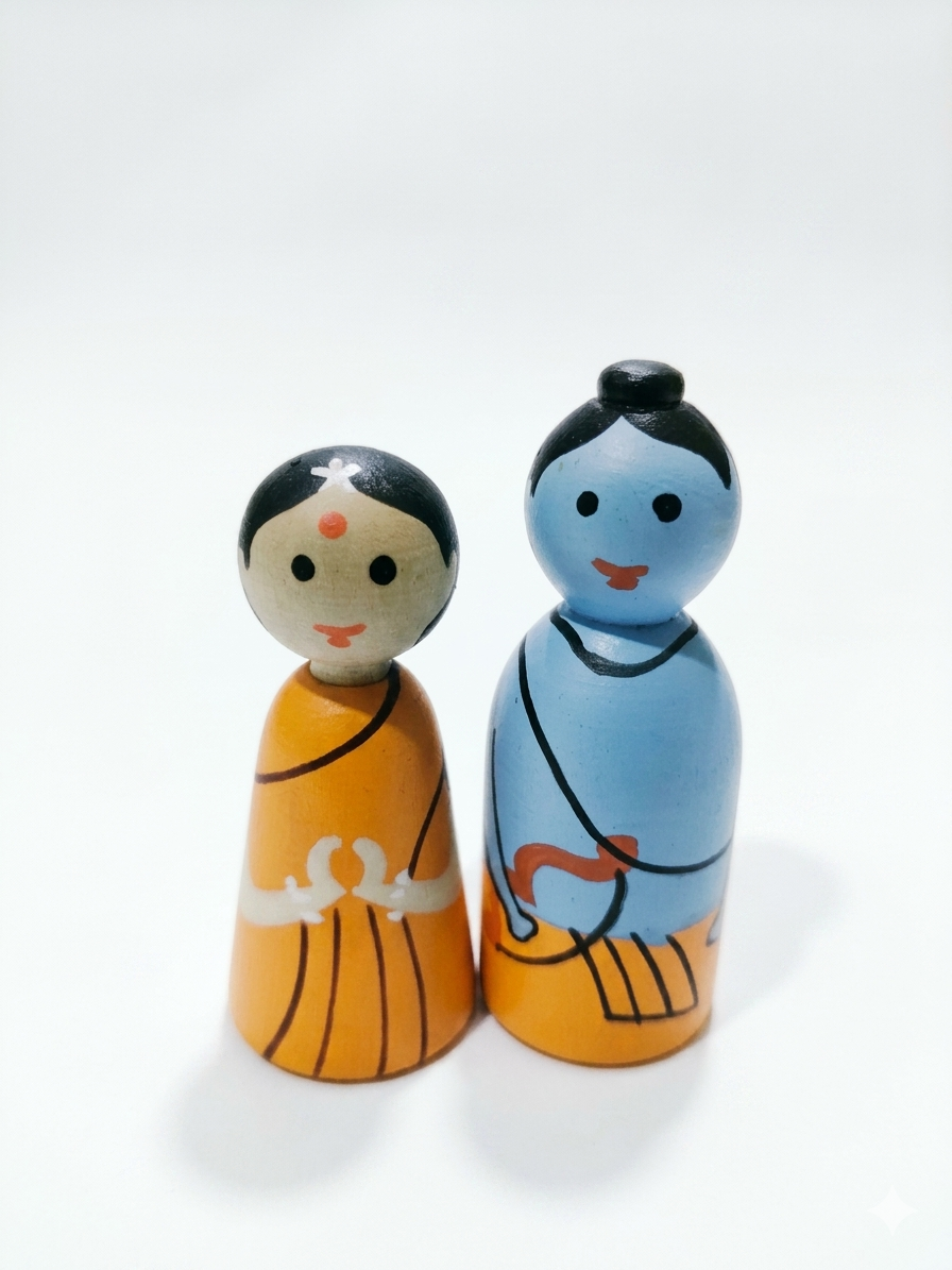 Ramayana Peg Dolls