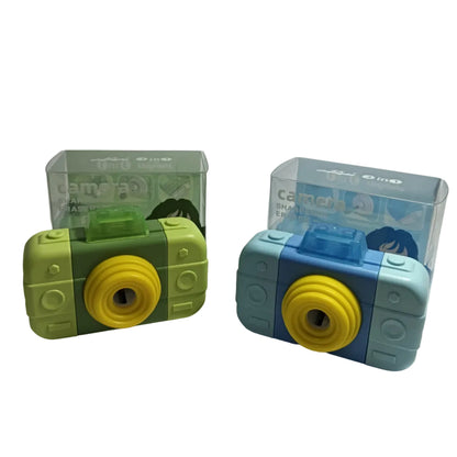 Camera Sharpener with Eraser – Cute 2-in-1 Stationery for Kids