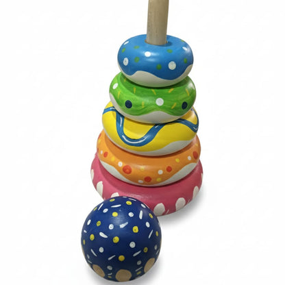 Bright Joy Wooden Stacker (1–3 Years)
