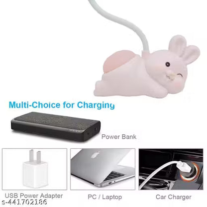 Cute Bunny LED Study Lamp – Rabbit Night Light for Kids