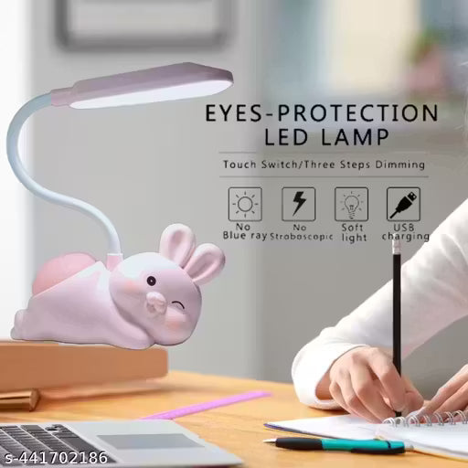 Cute Bunny LED Study Lamp – Rabbit Night Light for Kids