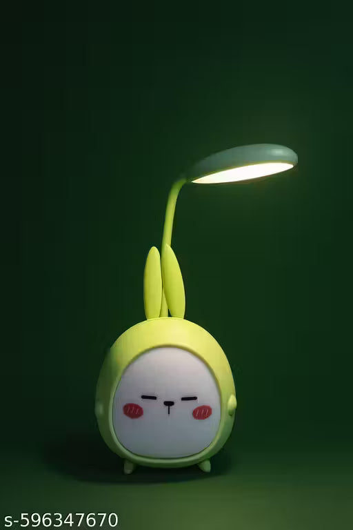 Cute Cartoon LED Table Lamp – Rechargeable Study & Bedside Light for Kids