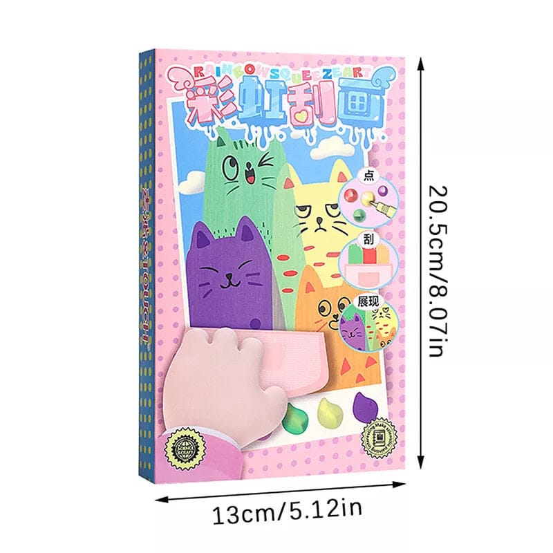 Magic Scratch Art Coloring Kit for Kids – Creative DIY Activity Set